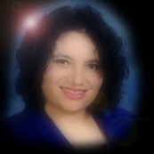 A head and shoulders portrait of Evelina